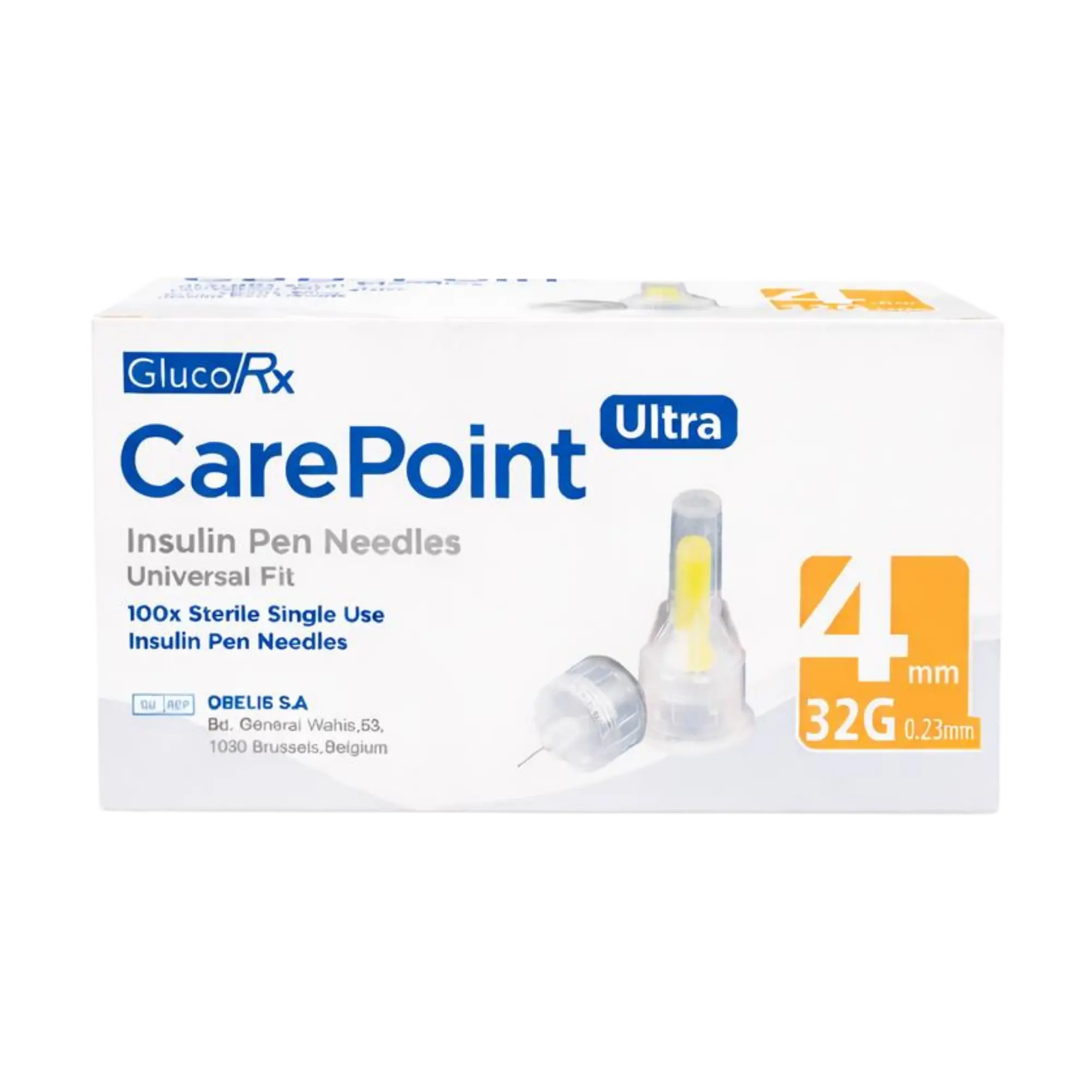 CarePoint Ultra Pen Needles 4mm 32g