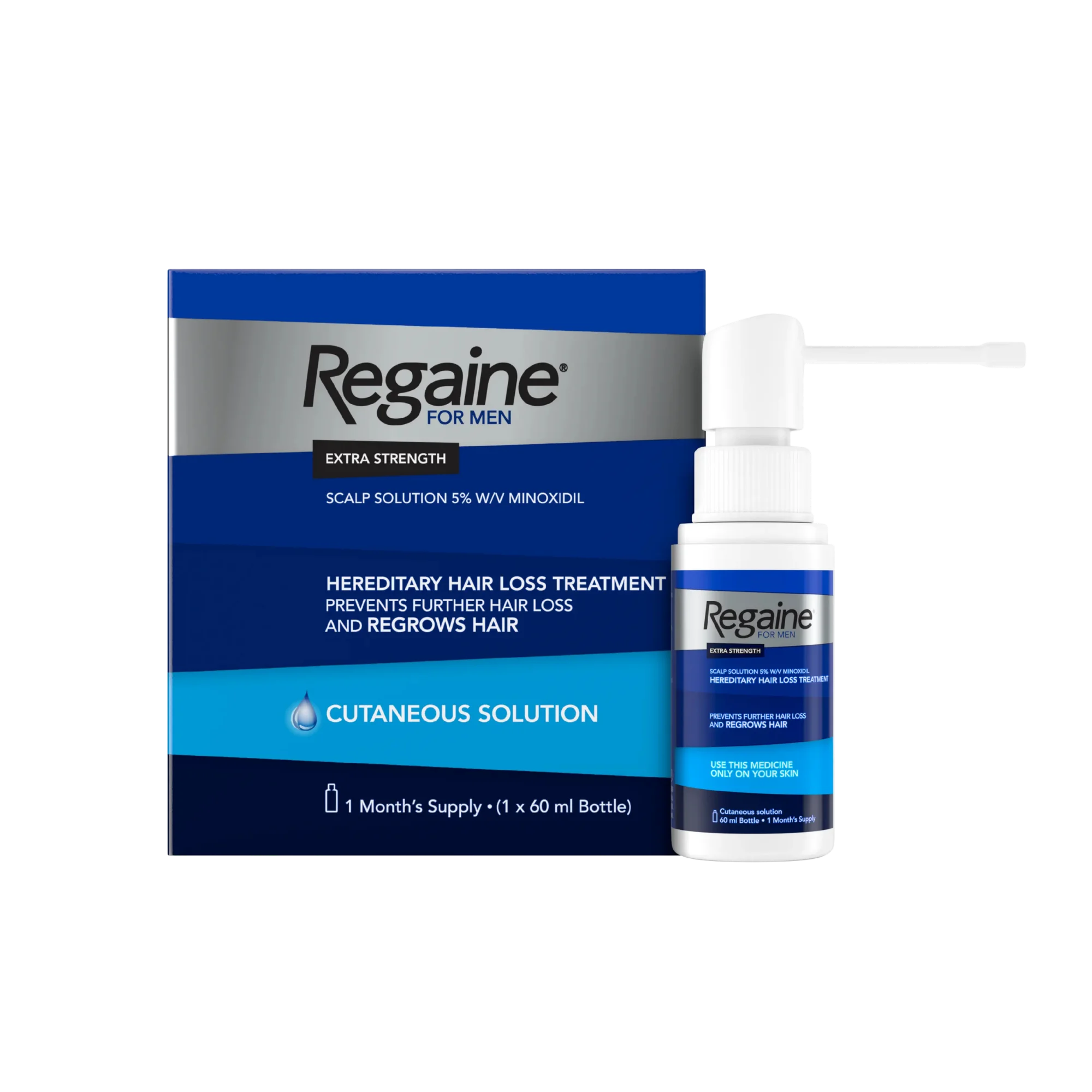 Regaine for Men Extra Strength Scalp Solution 5%